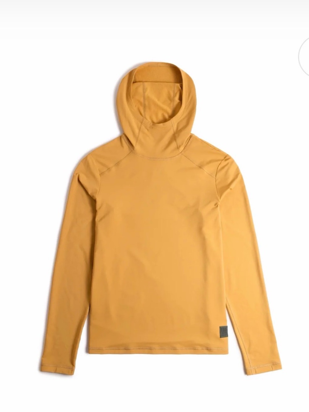 Women’s Topo Design Sun Hoodie in Goldenrod Hooded Performance long sleeve Large